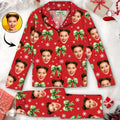 Personalized Christmas Button Down Pajama Set Cute Gift Idea Button Down Pajamas GradoCreations