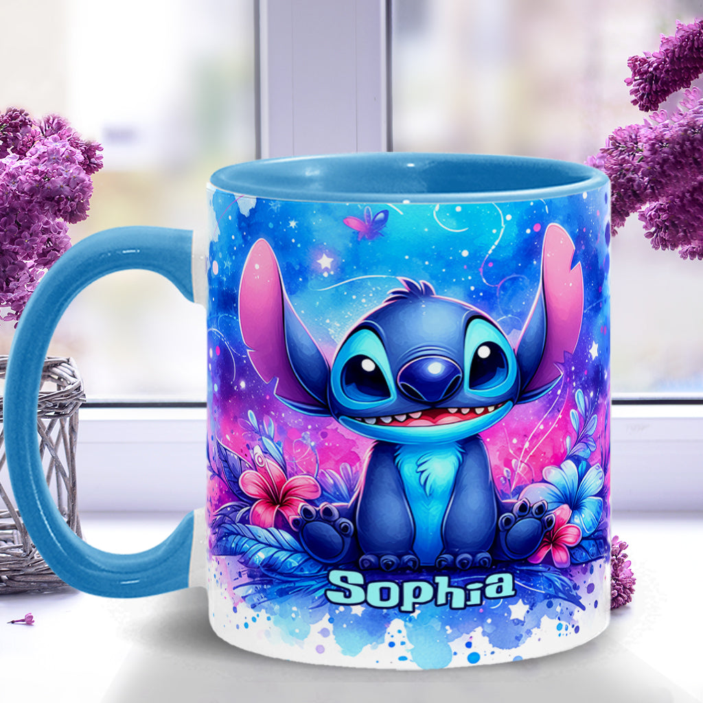 Personalized Ohana Accent Mug Custom Name Gift for Family Accent Mug GradoCreations