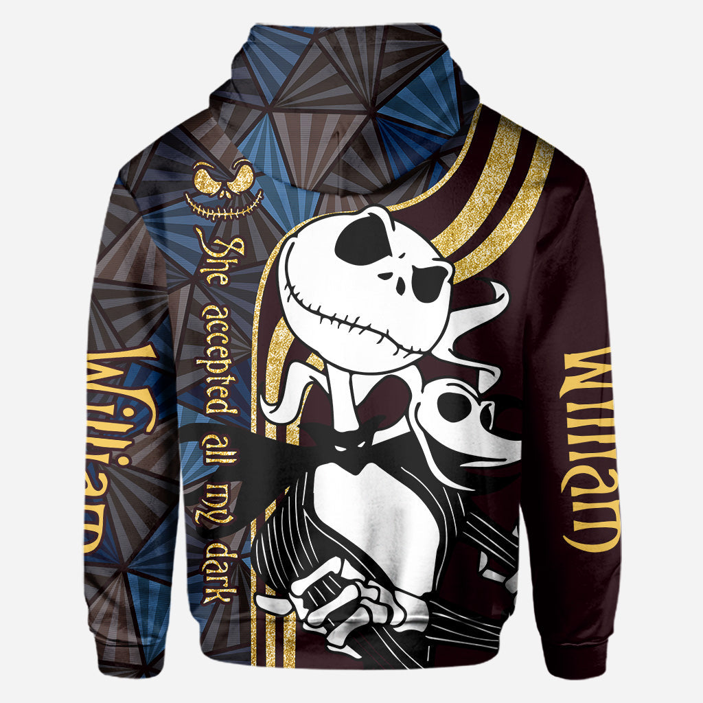 Personalized Nightmare Before Christmas All Over Shirt Custom Name Gift All Over Shirt GradoCreations