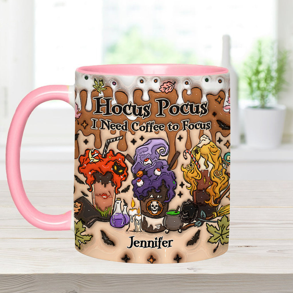 Personalized Three Witches Accent Mug for Fall Coffee Lovers Accent Mug GradoCreations