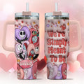 Personalized Tumbler With Handle for Couples | Unique Gift Idea Tumbler With Handle GradoCreations