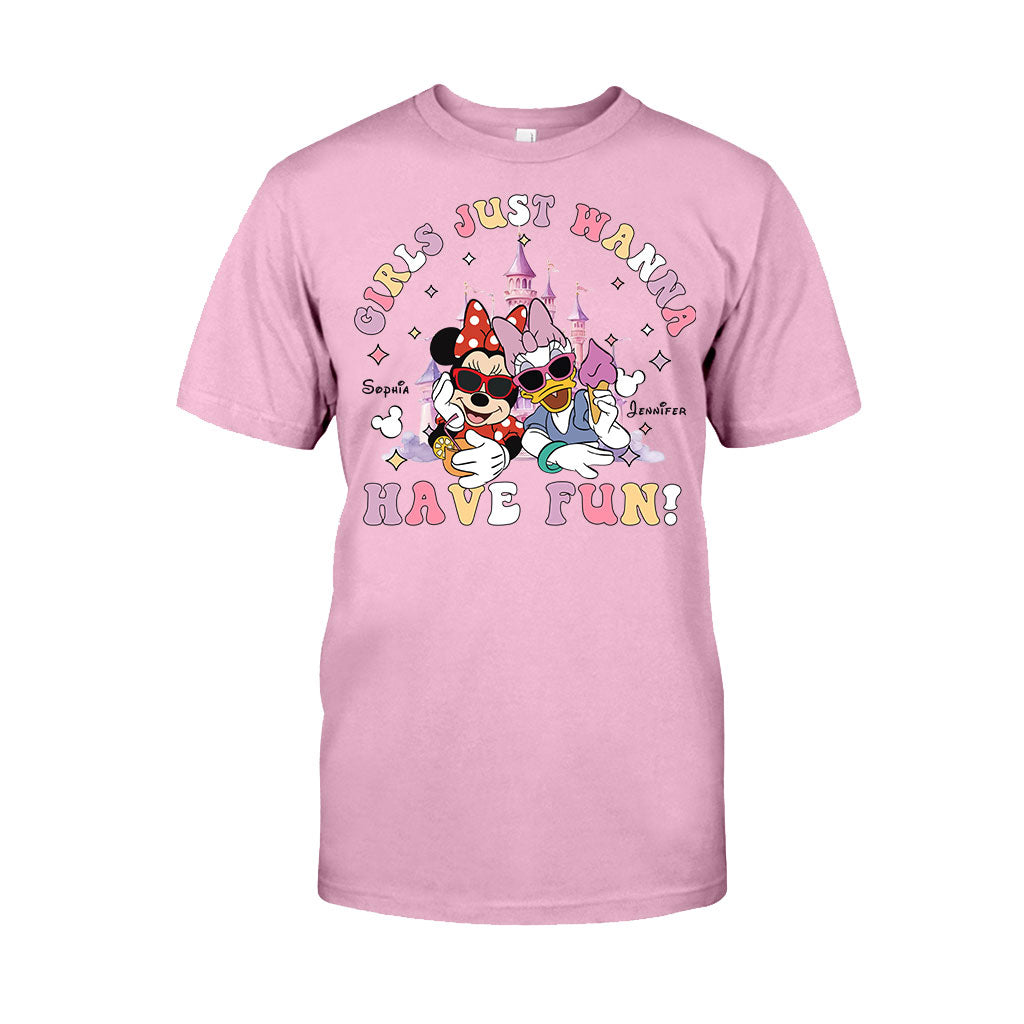 Personalized Girls Just Wanna Have Fun T-shirt & Hoodie for Kids T-shirt & Hoodie GradoCreations