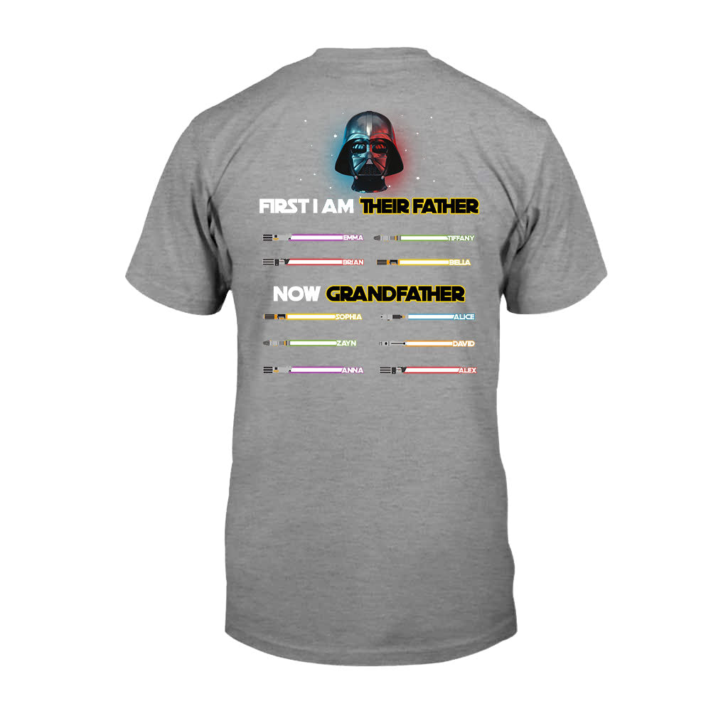 Personalized Darth Vader T-shirt and Hoodie for Grandfather's Day T-shirt And Hoodie GradoCreations