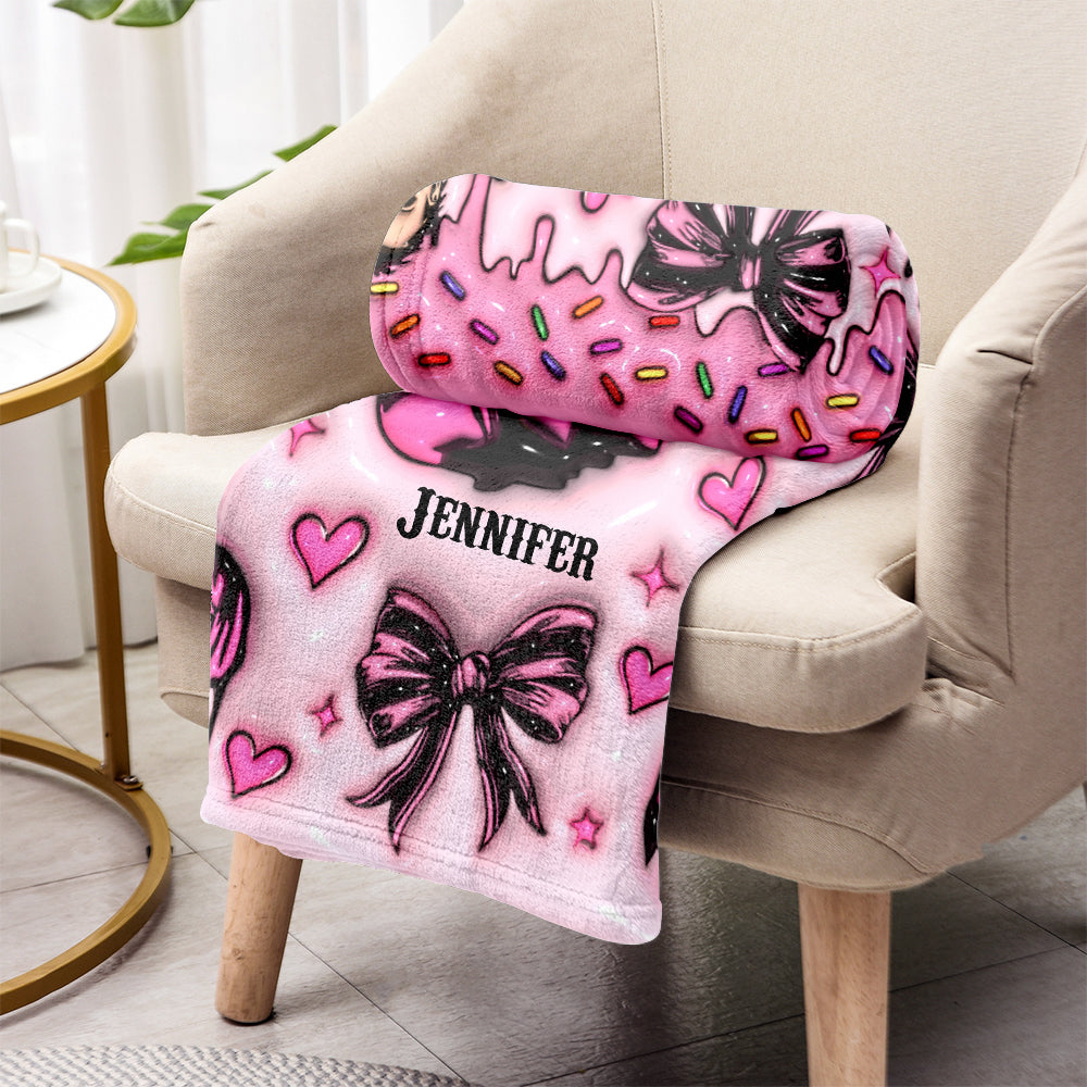 Personalized Horror Movie Fan Blanket Custom Gift for Birthday Halloween Blanket GradoCreations