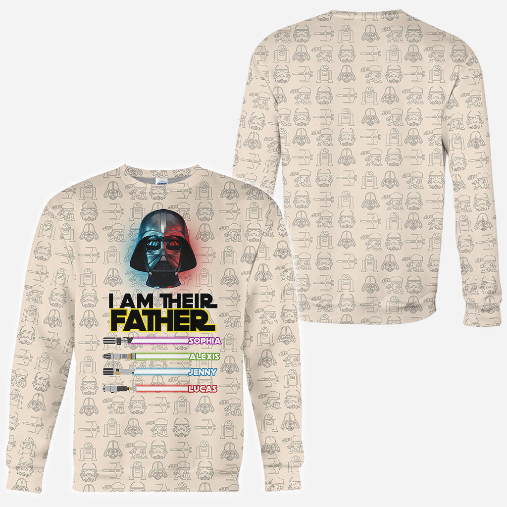 Personalized Father's Day All Over Shirt Custom Name Gift All Over Shirt GradoCreations