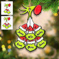 Personalized Mama Grinch Christmas Ornament Custom Name Gift Ornament GradoCreations