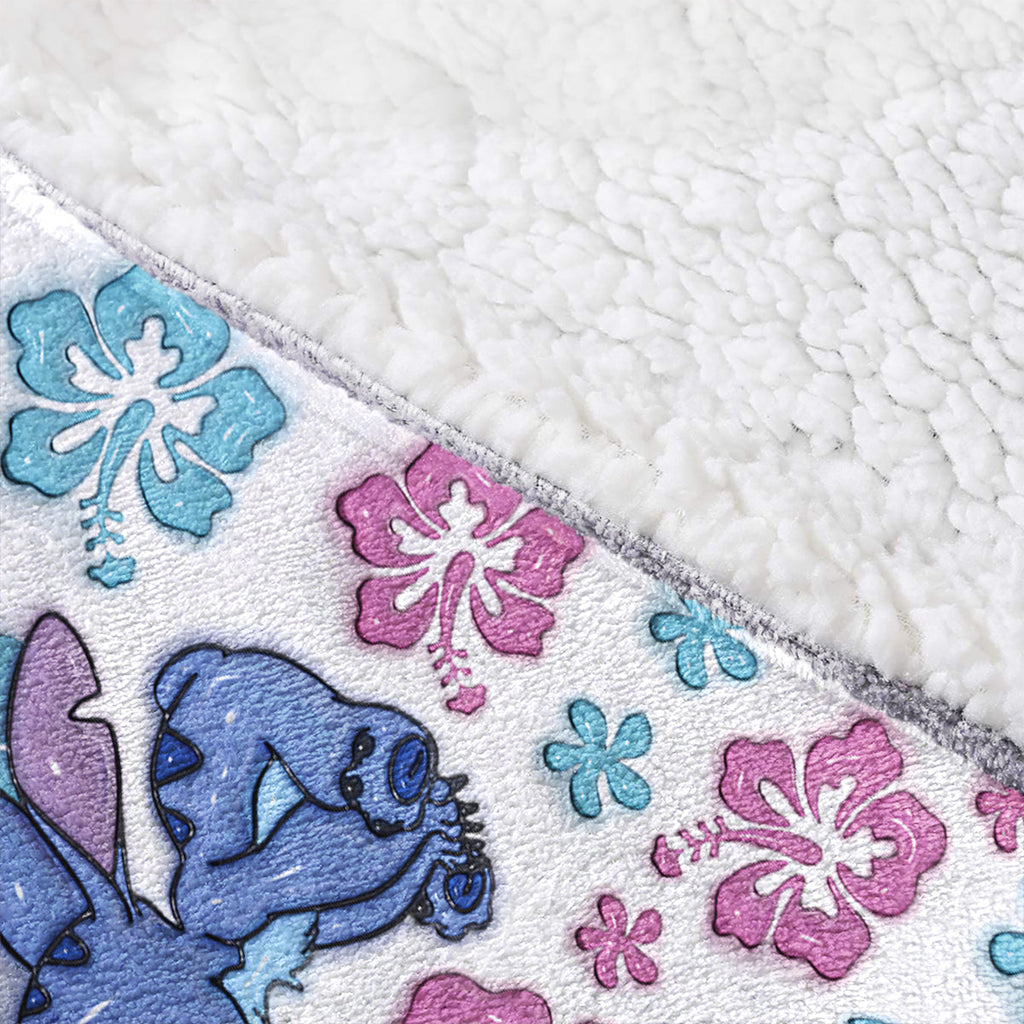 Personalized Ohana Blanket Hoodie Ultra-Soft Custom Gift for Kids Blanket Hoodie GradoCreations