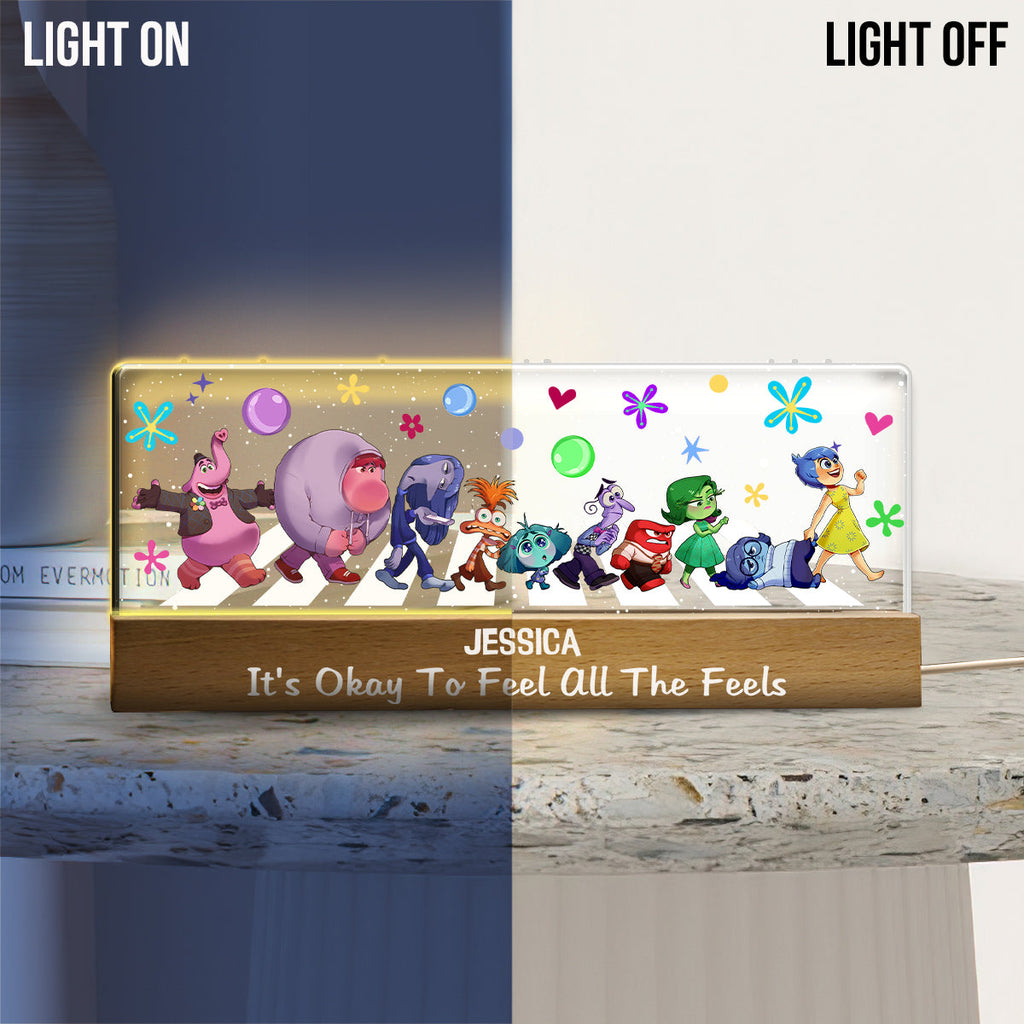 Personalized LED Night Light Custom Name Unique Gift for Mom Custom LED Night Light GradoCreations