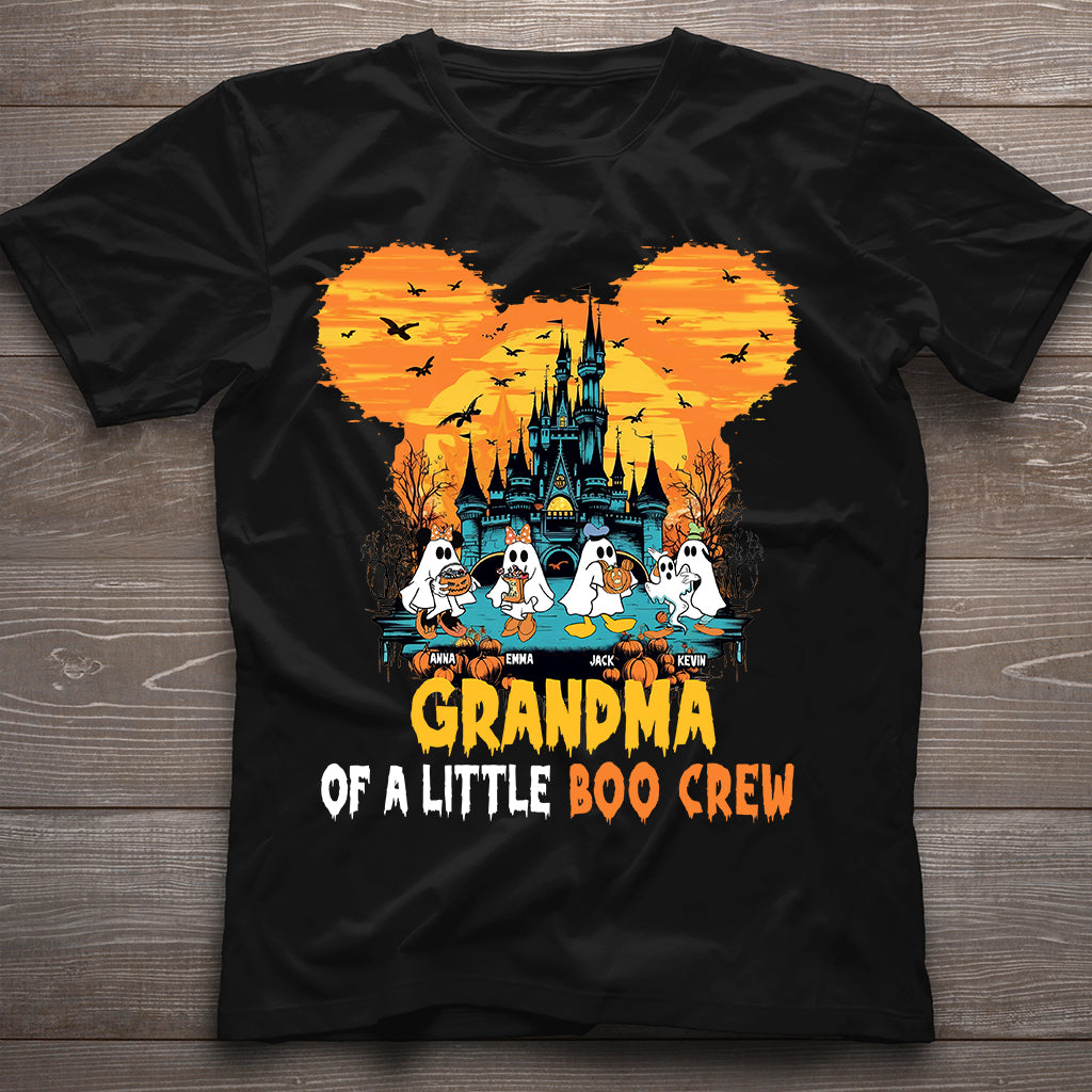 Personalized Halloween Mouse T-shirt and Hoodie for Grandma's Boo Crew T-shirt & Hoodie GradoCreations