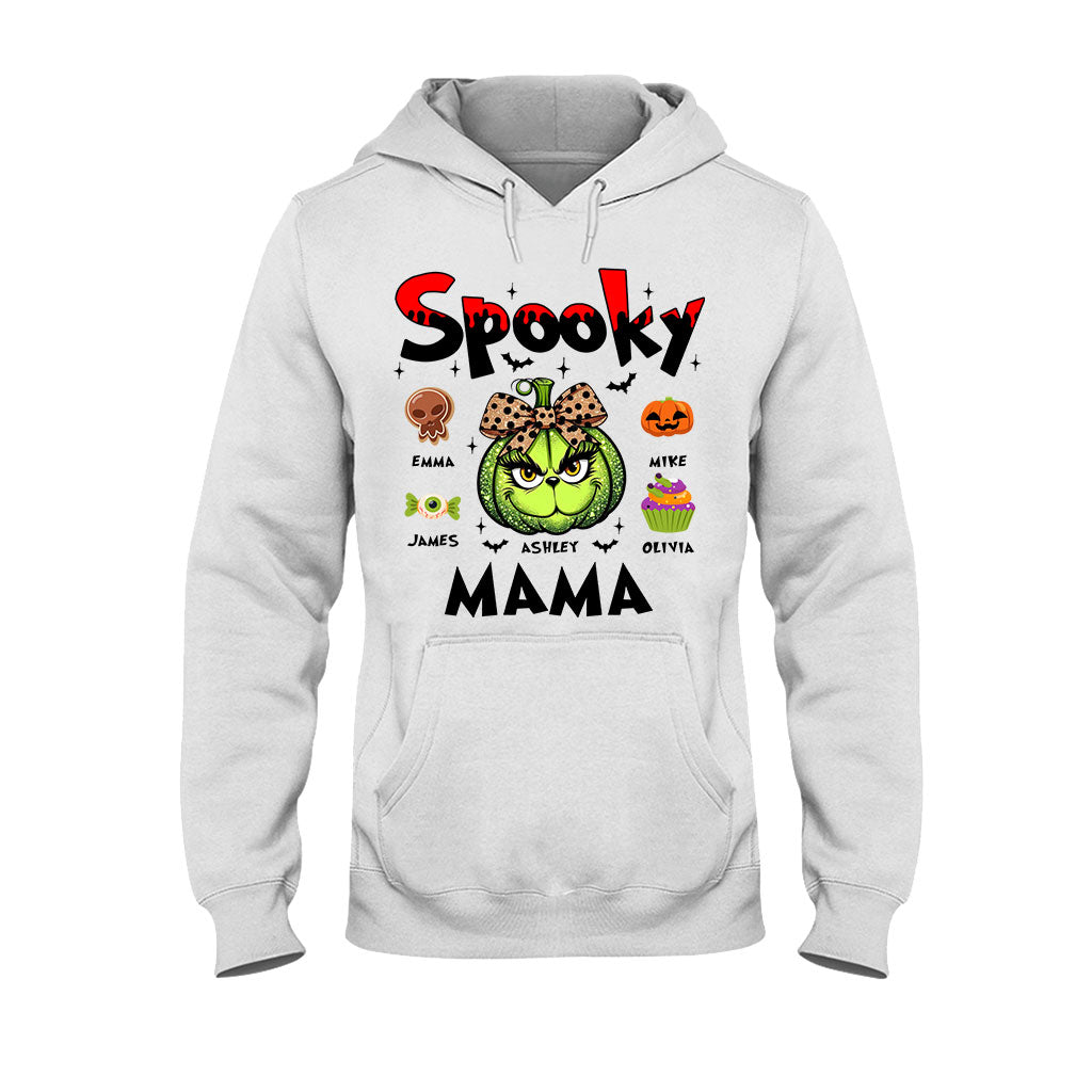 Personalized Spooky Mama T-shirt & Hoodie for Halloween Gift T-shirt & Hoodie GradoCreations