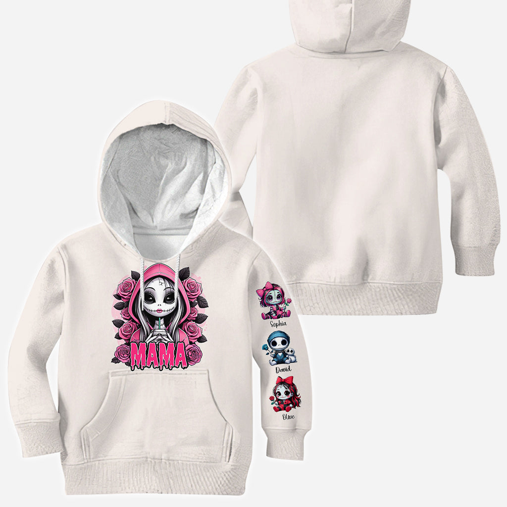 Personalized Mama of Nightmares All Over Shirt for Mom | Halloween Gift All Over Shirt GradoCreations