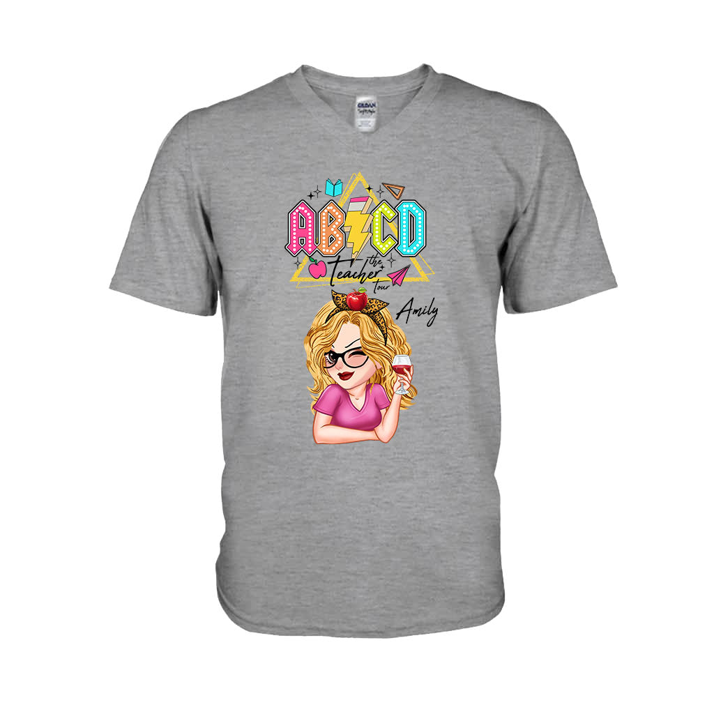 Personalized Teacher T-shirt & Hoodie Custom Name Gift for Teacher T-shirt And Hoodie GradoCreations
