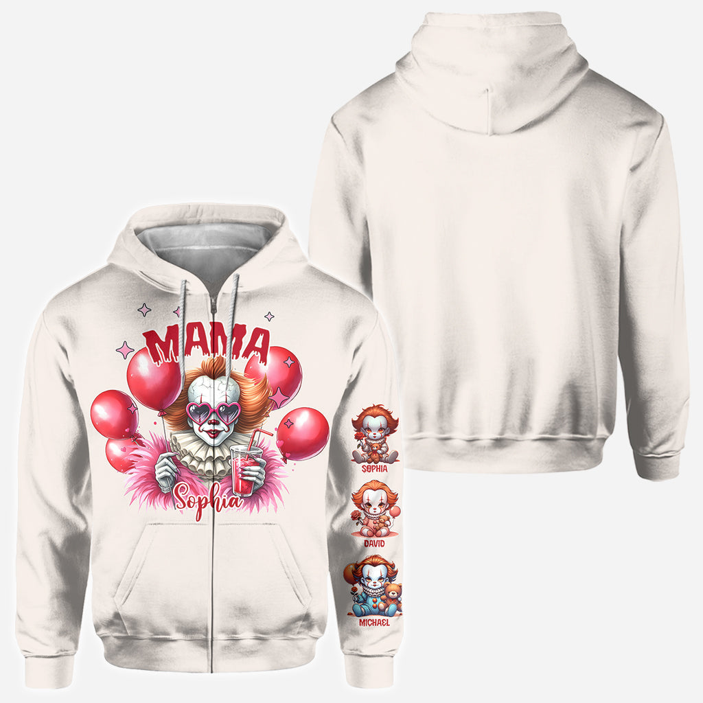 Personalized Scary Mama All Over Shirt Custom Name Gift All Over Shirt GradoCreations