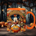 Personalized Hello Fall Accent Mug Custom Name Gift Idea Accent Mug GradoCreations