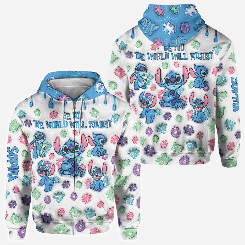 Personalized Autism Awareness Shirt Custom Name Gift All Over Shirt GradoCreations
