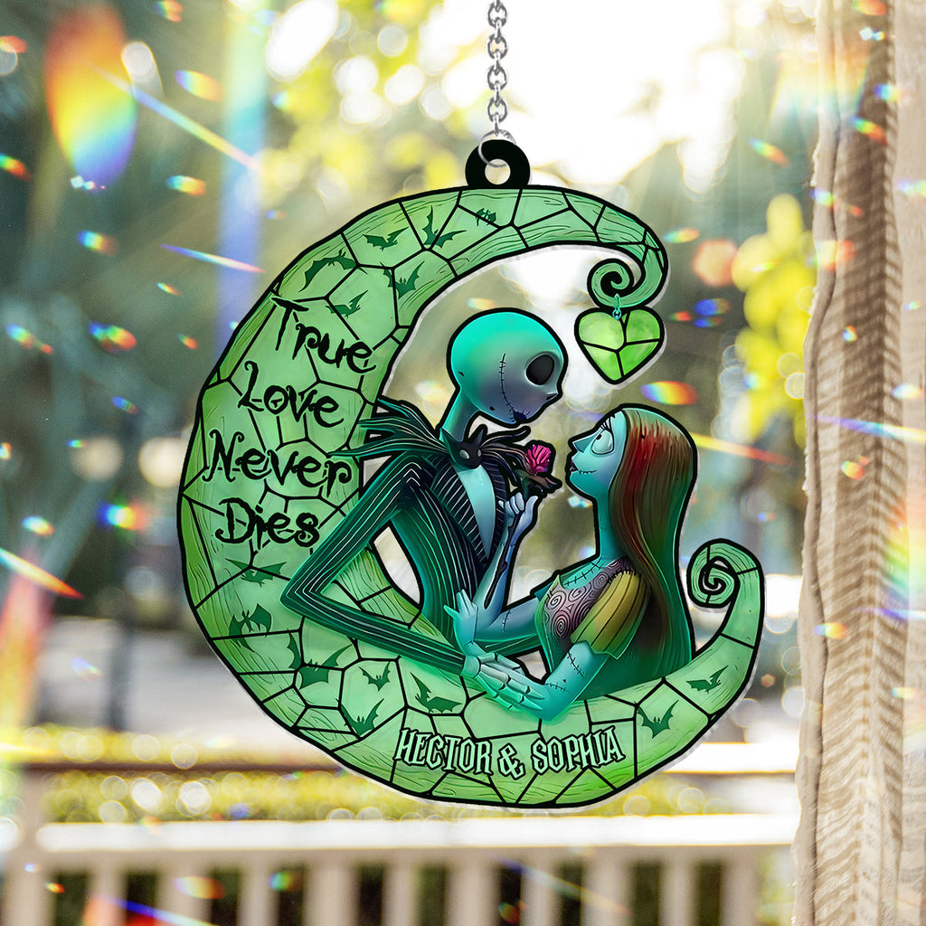 Personalized Nightmare Suncatcher Ornament Unique Gift for Couples Window Hanging Suncatcher Ornament GradoCreations