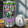 Personalized Beetlejuice Tumbler Custom Name Gift for Halloween Tumbler GradoCreations