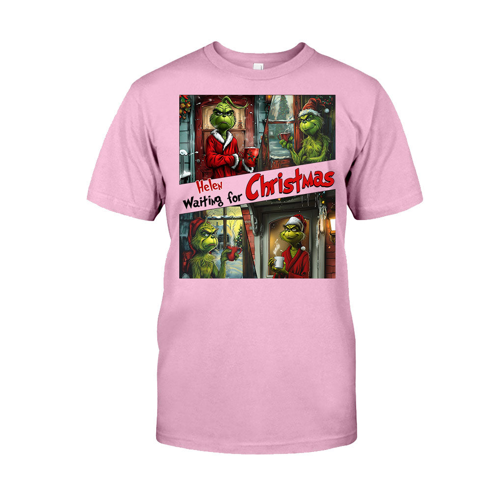 Personalized Grinch Christmas T-shirt & Hoodie Gift for Mom T-shirt & Hoodie GradoCreations