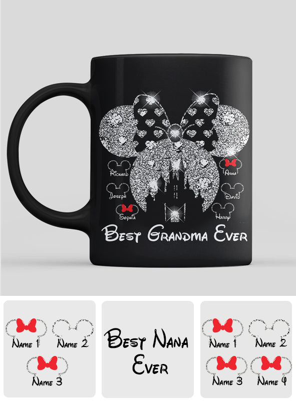 Personalized Best Grandma Ever Mouse Mug Custom Name Gift Mug GradoCreations