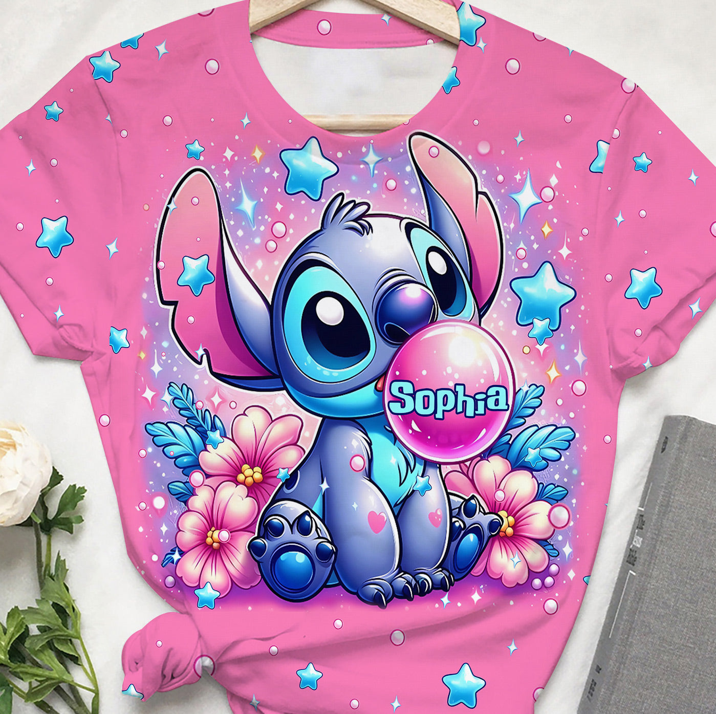 Personalized All Over Print Shirt Custom Name Gift for Kids All Over Shirt GradoCreations