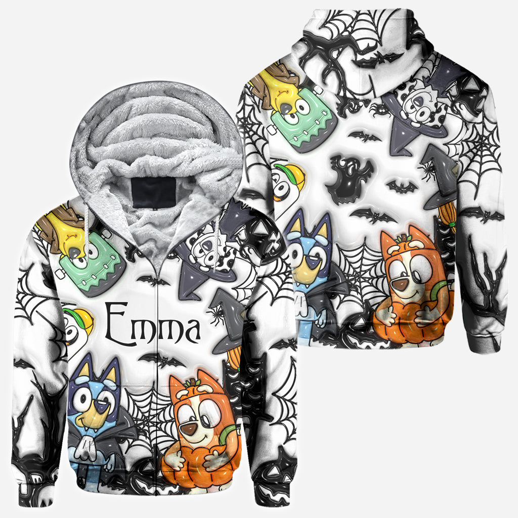Personalized Halloween All-Over Shirt Custom Name Gift for Kids All Over Shirt GradoCreations
