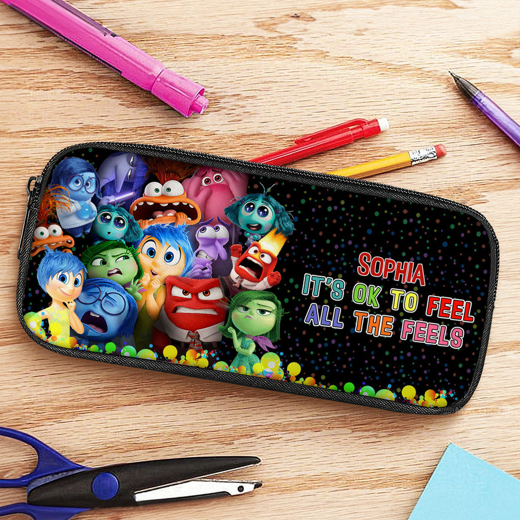 Personalized Pencil Case with Disney Characters for Kids - Custom Name Gift Pencil Case GradoCreations