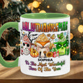 Personalized Hallothanksmas Accent Mug Custom Name Gift Accent Mug GradoCreations