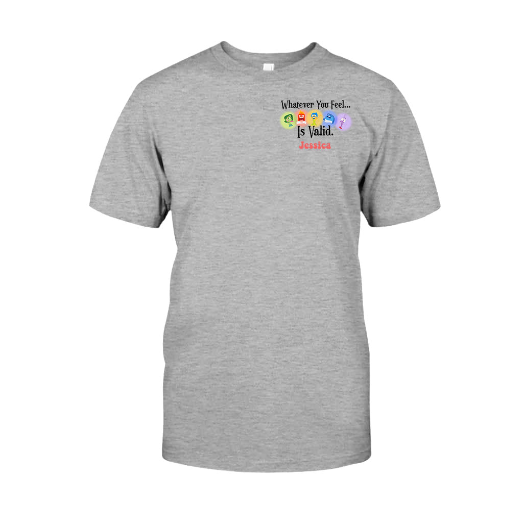 Personalized Inside Out T-shirt Custom Message Gift Idea T-shirt And Hoodie GradoCreations