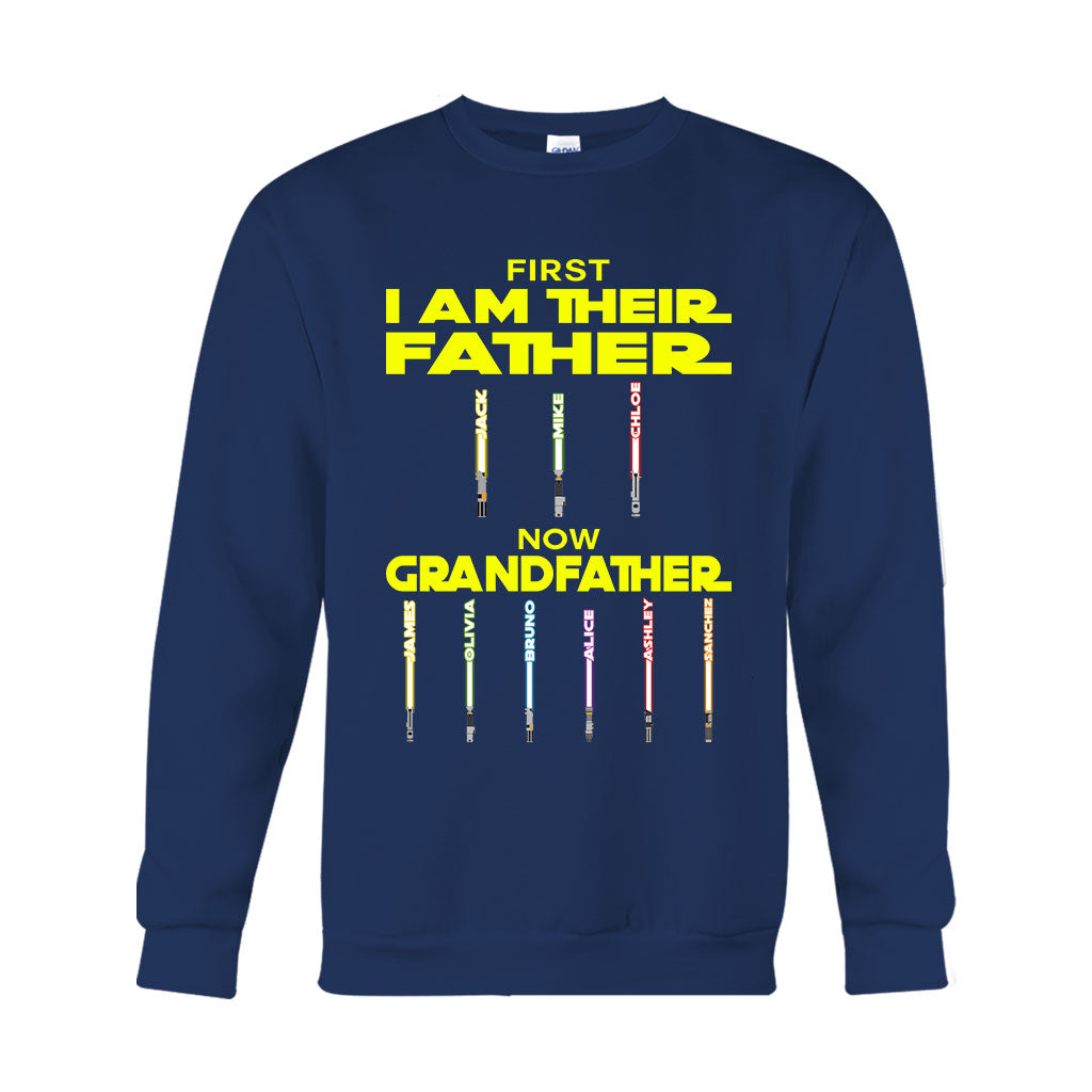 Personalized Star Wars Father Grandfather T-Shirt & Hoodie Gift T-shirt & Hoodie GradoCreations