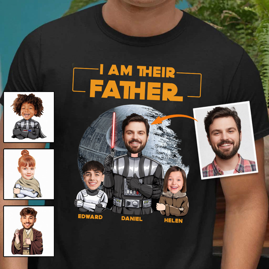 Custom I Am Their Father T-shirt & Hoodie Gift for Dad T-shirt & Hoodie GradoCreations