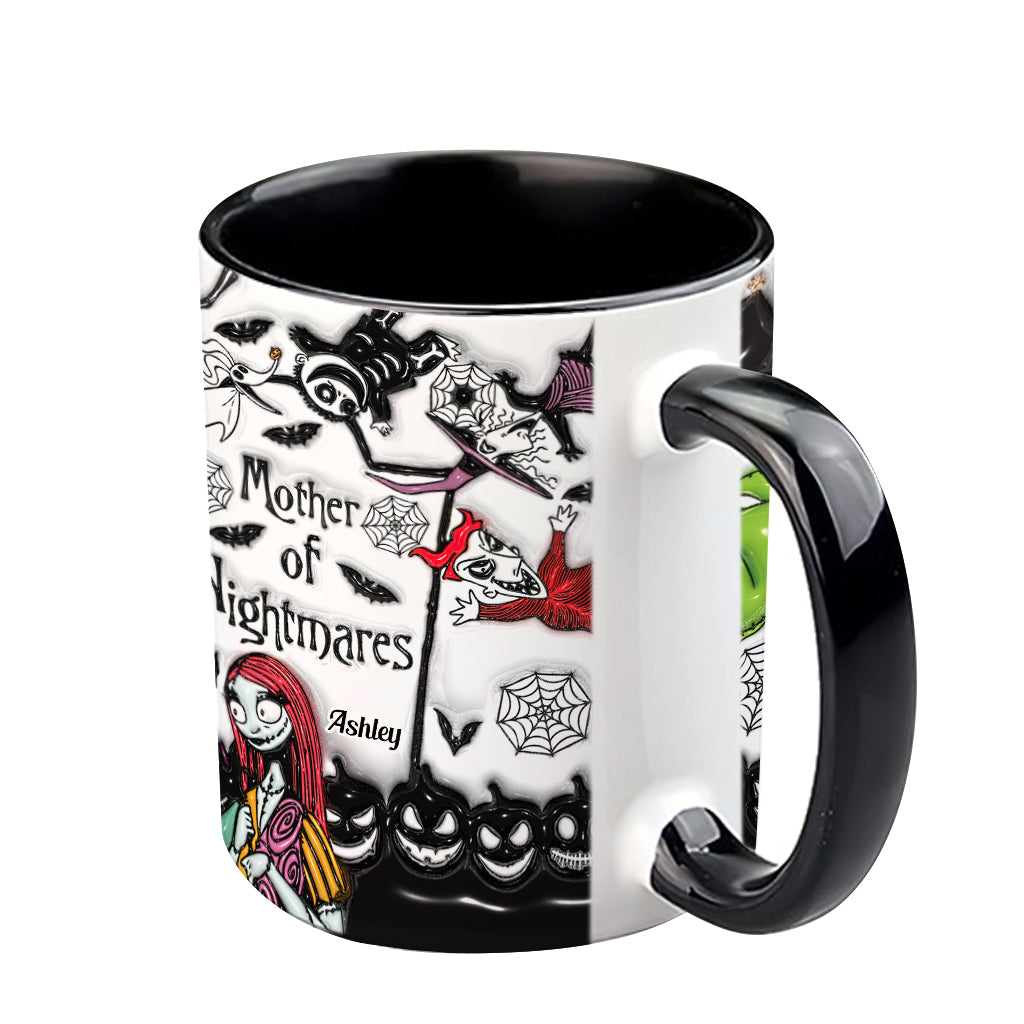 Personalized Nightmare Accent Mug Custom Name Gift for Mom or Dad Accent Mug GradoCreations
