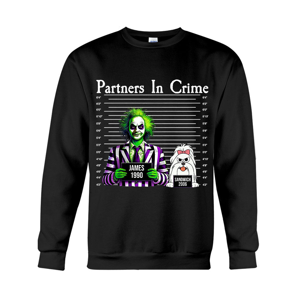 Personalized Partners In Crime T-shirt & Hoodie for Mom/Dad T-shirt & Hoodie GradoCreations