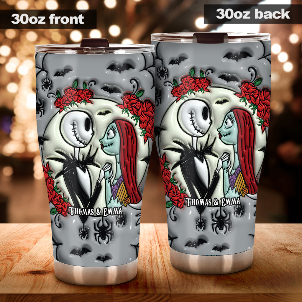 Personalized Nightmare Tumbler Custom Names Unique Gift Tumbler GradoCreations