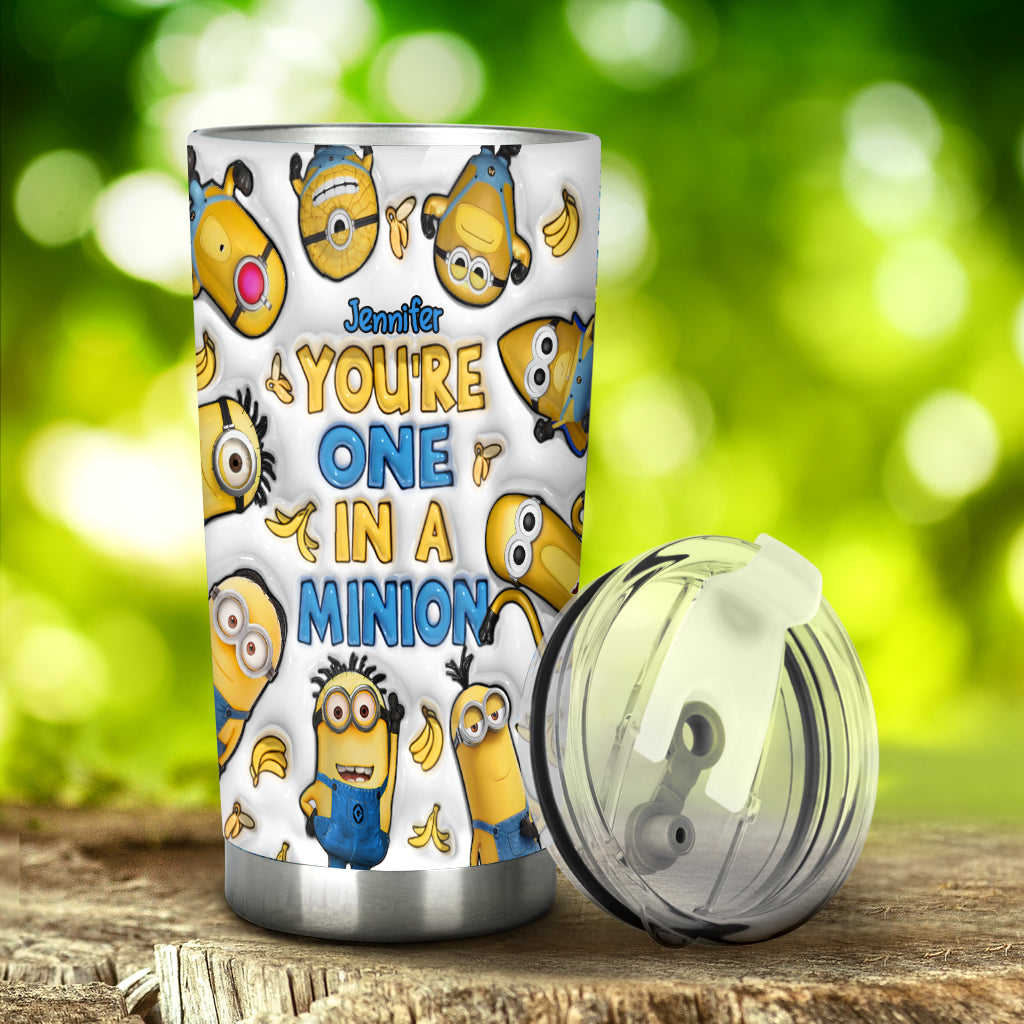 Personalized Minions Tumbler Custom Name Gift for Kids Tumbler GradoCreations