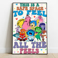Personalized Canvas Print Safe Space Feelings Gift for Teacher Canvas And Poster GradoCreations