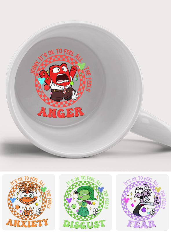 Personalized Hidden Message Mug Custom Name Gift for Mom Hidden Message Mug GradoCreations