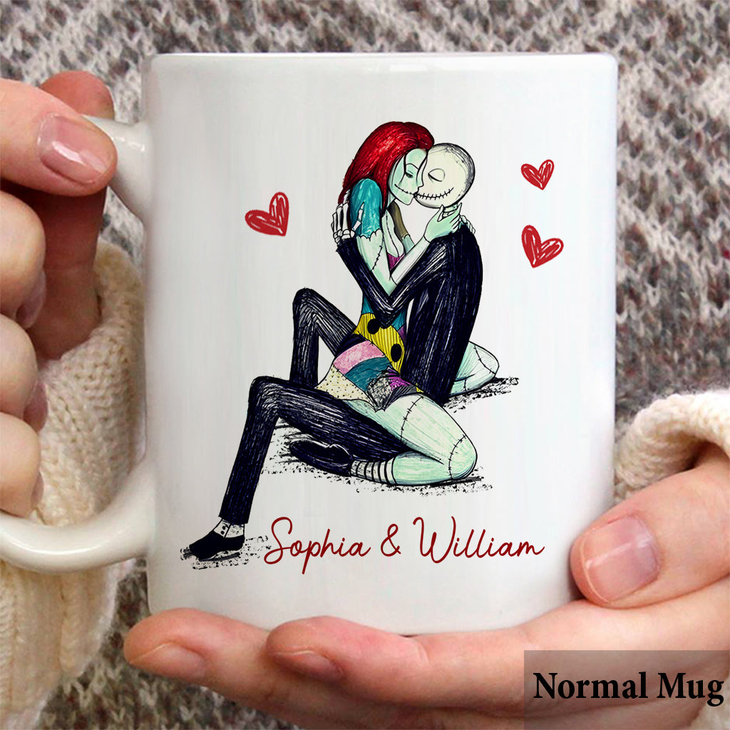 Personalized Kinky Couple Mug Custom Name Gift for Valentine's Day Mug GradoCreations