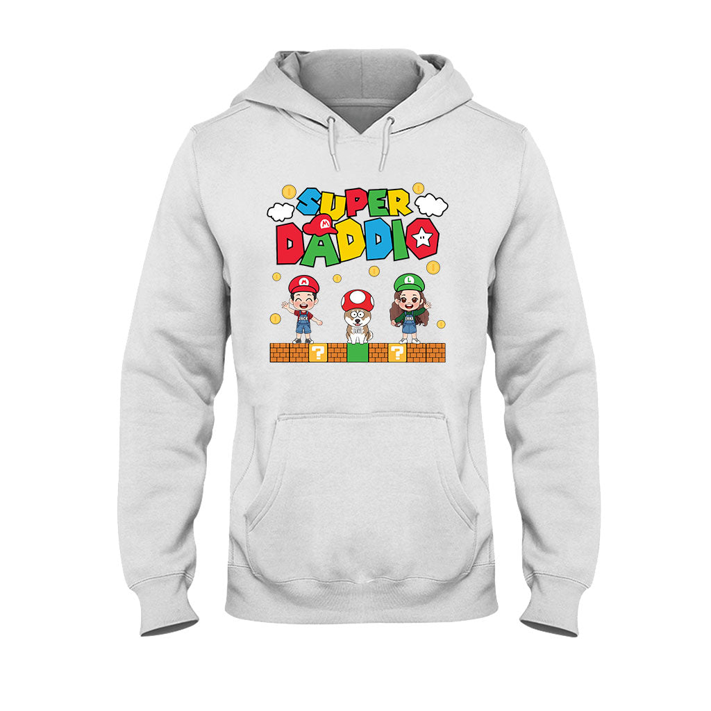 Personalized Super Daddio T-shirt & Hoodie Gift for Dad T-shirt & Hoodie GradoCreations