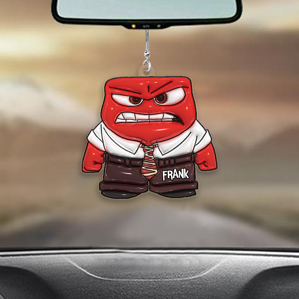Personalized Transparent Car Ornament Custom Name Gift for Christmas Car Ornament GradoCreations