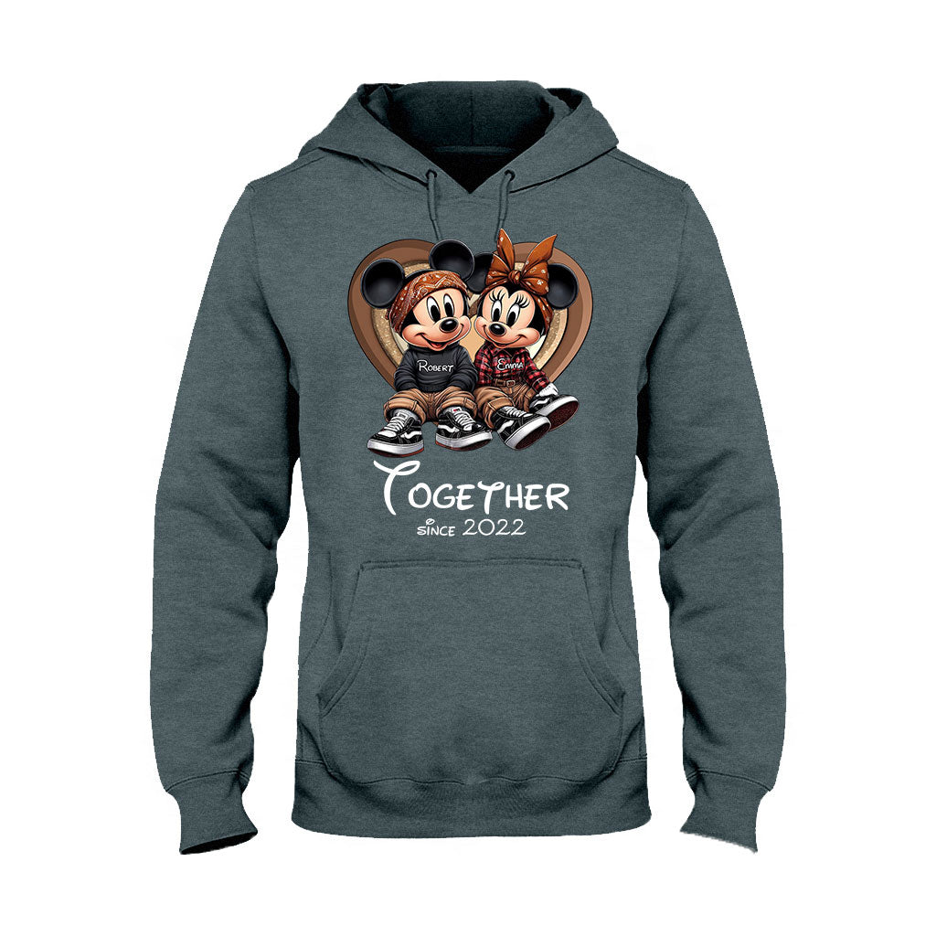 Personalized Chicano Couple T-shirt & Hoodie Gift Together Since 2022 T-shirt & Hoodie GradoCreations
