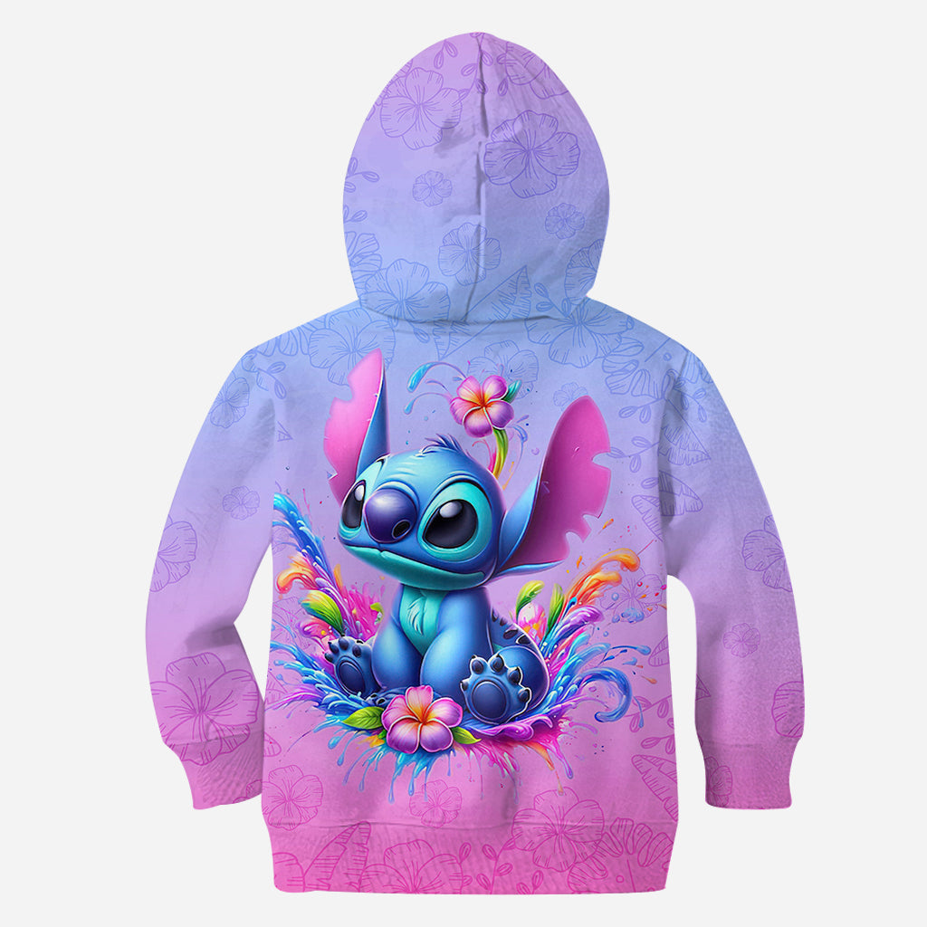 Personalized Blue Ohana All Over Shirt Custom Name Gift All Over Shirt GradoCreations