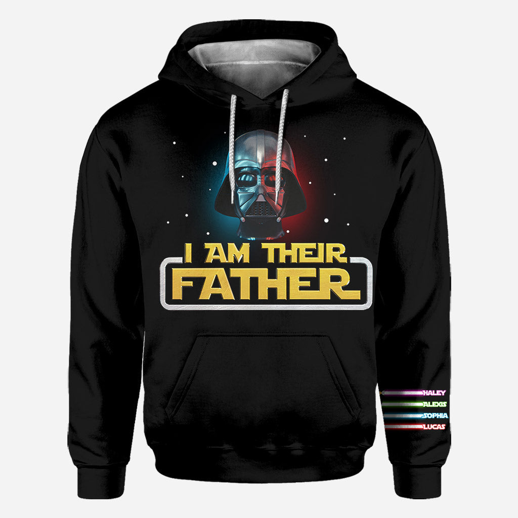 Personalized I Am Your Father All Over Shirt Custom Names Gift for Dad All Over Shirt GradoCreations