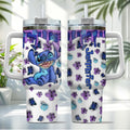Personalized Ohana Tumbler with Handle Custom Name Gift Idea Tumbler With Handle GradoCreations