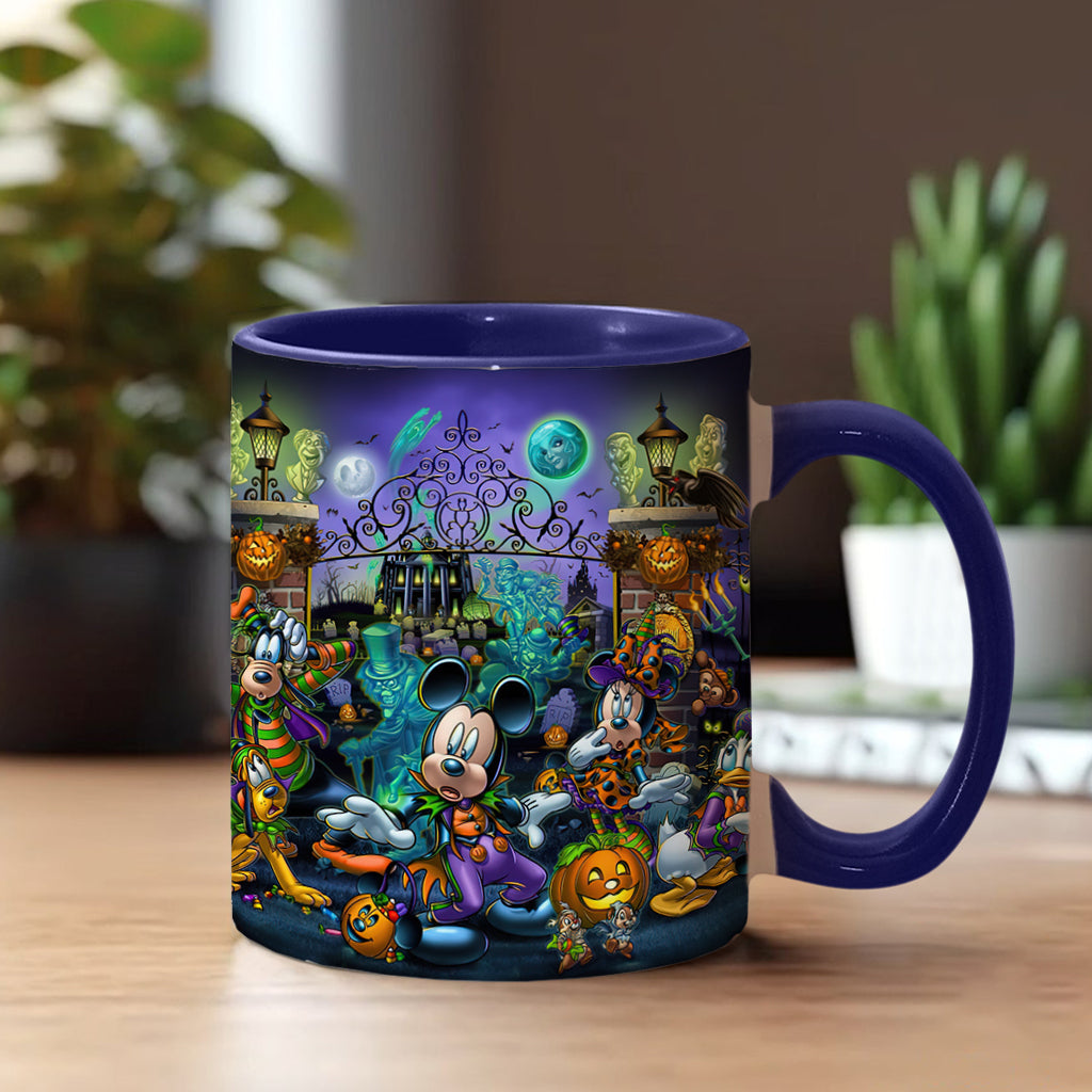 Personalized Halloween Accent Mug Custom Name Gift Idea Accent Mug GradoCreations