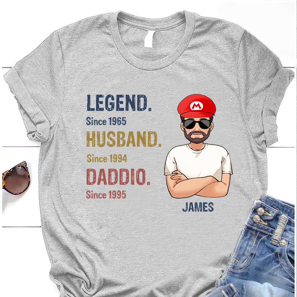 Personalized Super Plumber T-Shirt & Hoodie for Dad | Custom Name Gift T-shirt & Hoodie GradoCreations