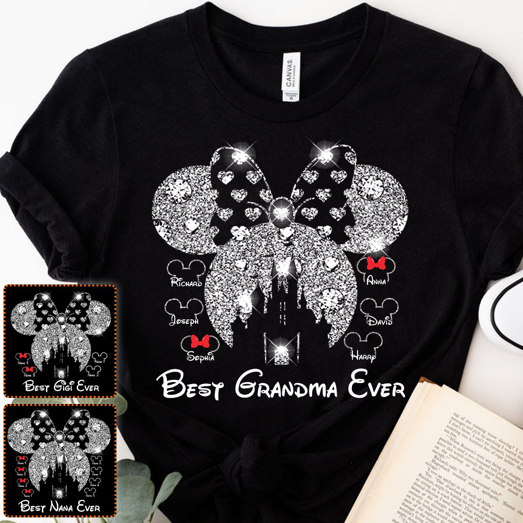 Personalized Best Grandma Ever Mouse T-shirt & Hoodie Gift T-shirt & Hoodie GradoCreations