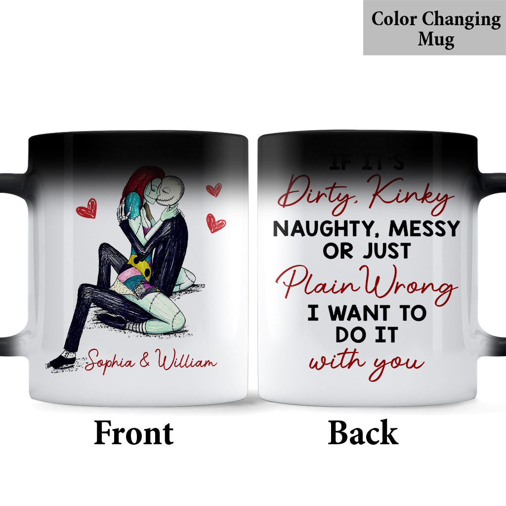 Personalized Kinky Couple Mug Custom Name Gift for Valentine's Day Mug GradoCreations