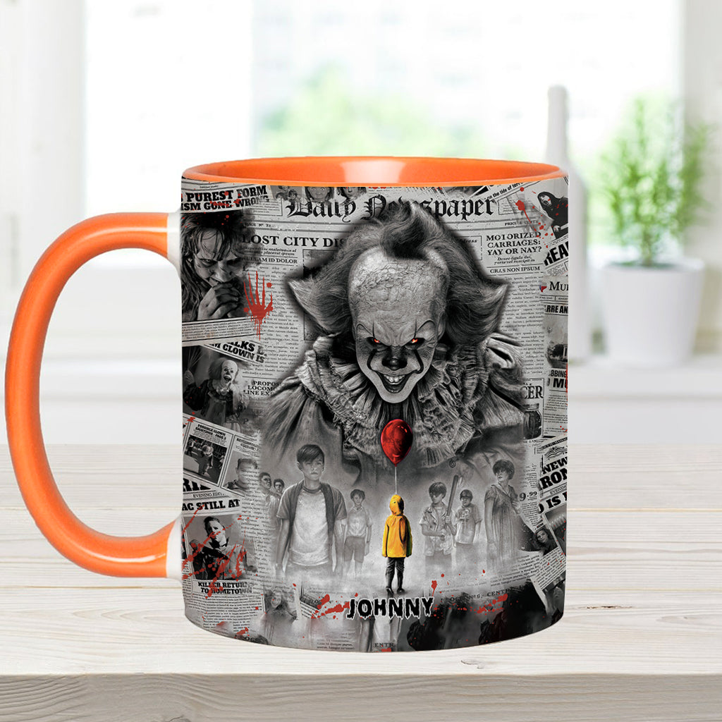 Personalized Horror Movie Accent Mug Custom Gift for Fans Accent Mug GradoCreations