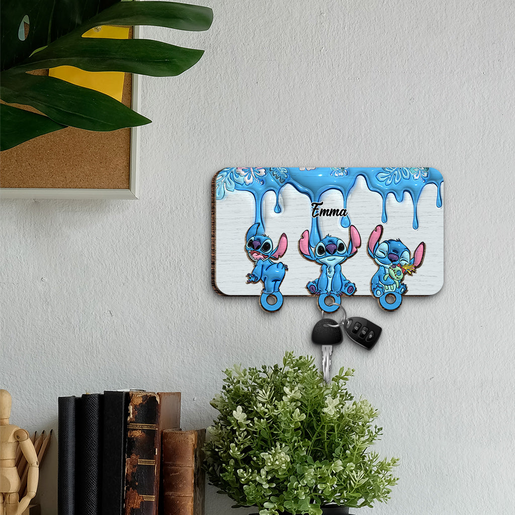 Personalized Ohana Key Holder Custom Name Gift for Home Key Holder GradoCreations