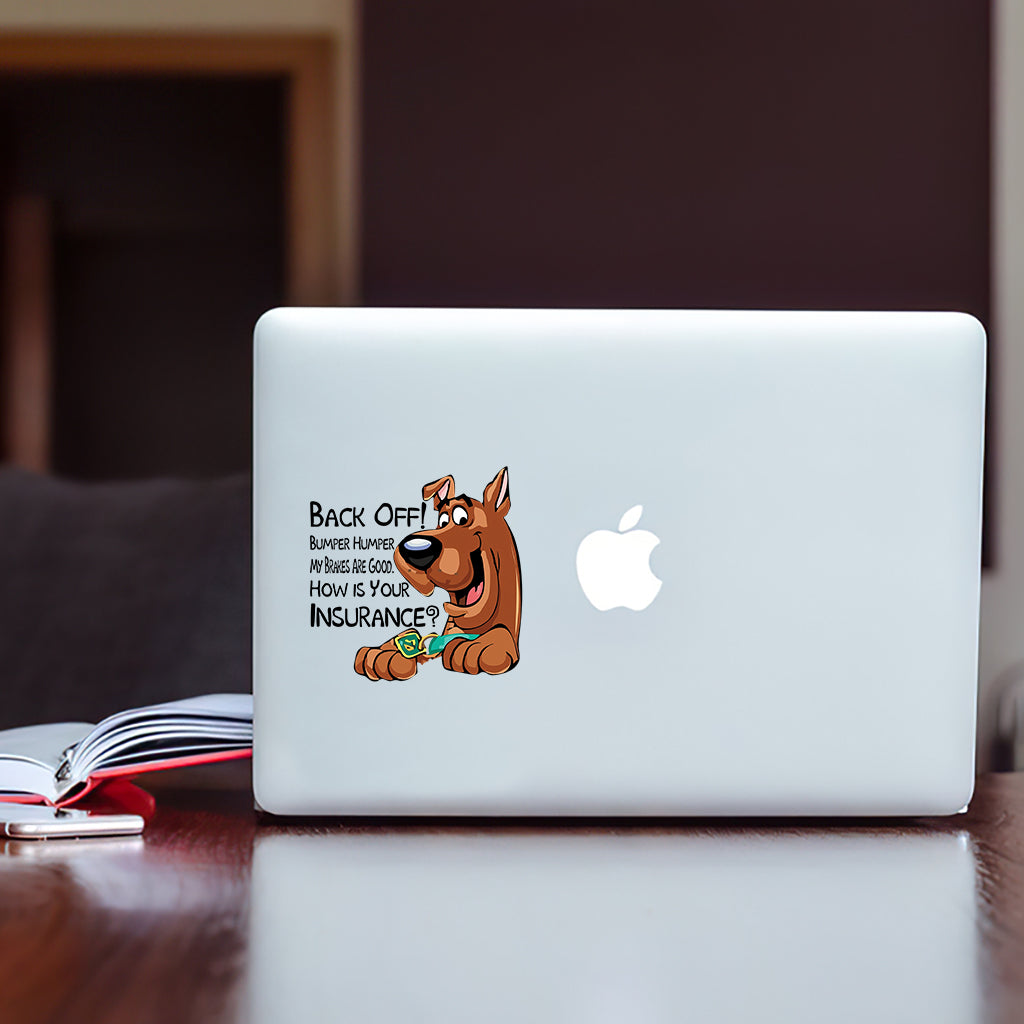 Personalized Cartoon Dog Bumper Sticker Decal for Cars - Fun Gift Decal Full GradoCreations